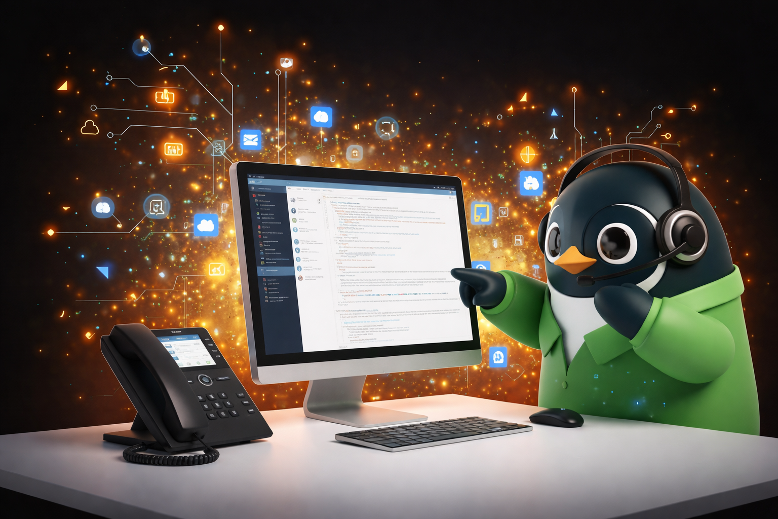 Mascota Pingüino OSlatino